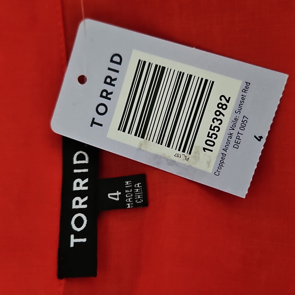 Torrid NWT Cotton Jacket - Picture 5 of 6